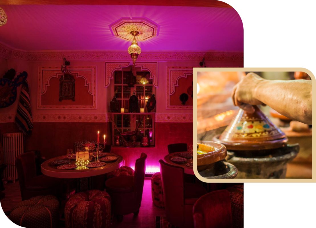 Le restaurant - Le Souk De L´Atlas - Restaurant RUNGIS - Restaurant Oriental RUNGIS - Restaurant Marocain RUNGIS - bien manger RUNGIS
